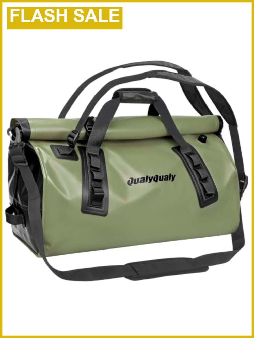 Waterproof Duffel Bag 60L Roll-Top Dry Bag Backpack for Travel
